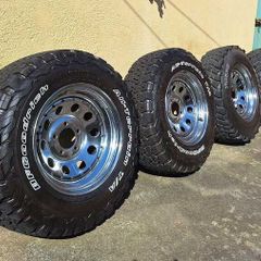 Vintage Mangels Chrome Wheels with Tires 7J 5x114