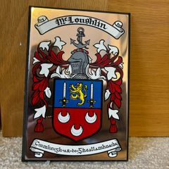 Decorative Wall Plaque McLoughlin Family Coat of Arms
