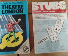 Vintage London Theatre Guide Lot - Stubbs Vol 1 No 1 & 1980 Transit Guide