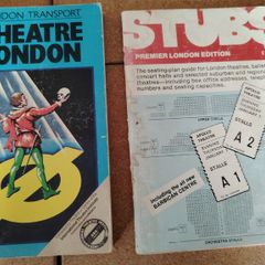 Vintage London Theatre Guide Lot - Stubbs Vol 1 No 1 & 1980 Transit Guide