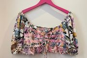 RIVER ISLAND Sweetheart Neckline Crop Top Size M!
