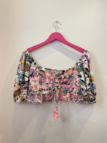 RIVER ISLAND Sweetheart Neckline Crop Top Size M!