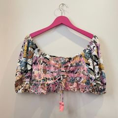 RIVER ISLAND Sweetheart Neckline Crop Top Size M!