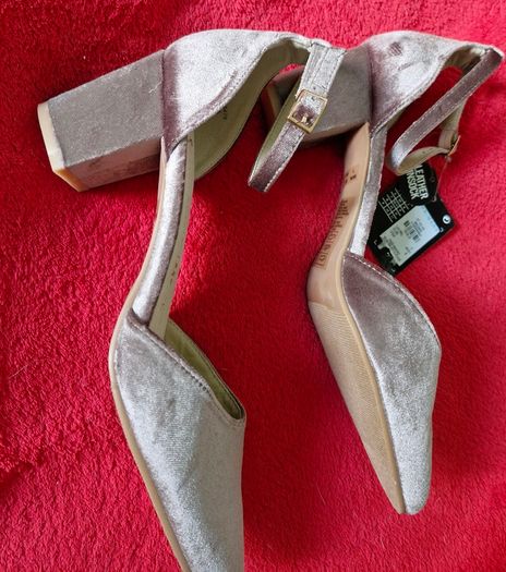 Gold Strappy Shoes