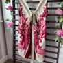 dress Bnwt Hoss dress size 40(12) 100% cotton beige & wine summer dress Image 2