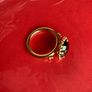 Pandora Solid Gold Ring, Black Spinel Gorgeous! Image 2