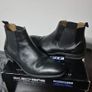 black leather sketcher boots Image 2