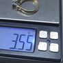 Vintage 18ct Gold Diamond Ring Fully Hallmarked  Size 59 Image 8