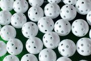100 Pack Plastic Golf Training Balls with 2 Golf Ball Tees  Airflow Hollow Golf Balls for Indoor Putting Green, Backyard Outdoor Practice Equipment