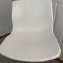 White chair on wheels Image 3
