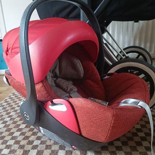 Cybex Priam travel system with lie flat car seat