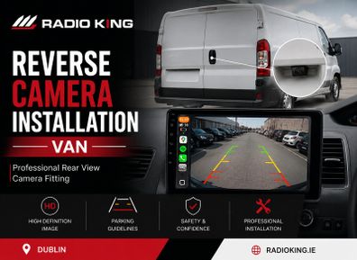 Reverse Camera Installation (Van) | Professional Rear View Camera Fitting Dublin