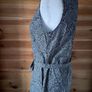 MIDI dress sleeveless navy white pattern Mountain Warehouse New 38/10 Image 4