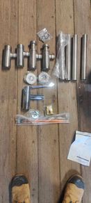 stainless steel traps and tap