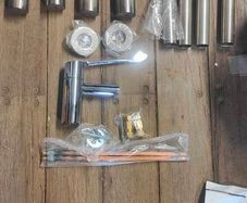 stainless steel traps and tap