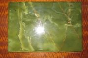 Unique Rare Brazilian Dark Green Onyx Plinth / Base