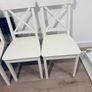 solid wood table and chairs Image 2