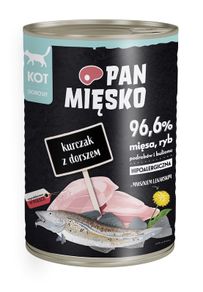 Mr Meaty Wet Cat Food Chicken with Cod 400 g