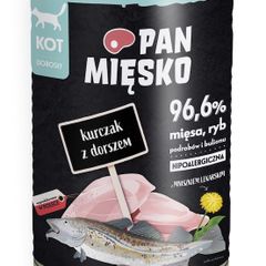 Mr Meaty Wet Cat Food Chicken with Cod 400 g