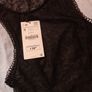 BNWT Zara Black lace bodysuit with cut out sides. size UK8 EU36 Postage included Image 3