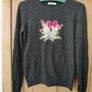 Cath Kidston Christmas jumper robin design gold sequin bow S Image 4