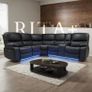 Rita Electric Leather Recliner Sofa Range Image 2