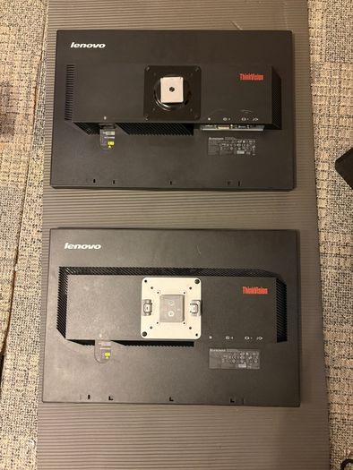 2X Lenovo 22" monitors + monitor arm