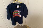 Gildan navy T-shirt size youths M