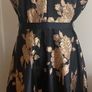 Precis Occasion Dress Black and Gold New With Tags Size 18 Image 2
