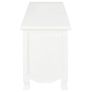 TV Cabinet White 120x30x40 cm Wood Image 2