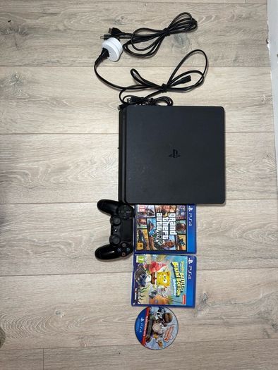 ps4 slim comes 1TB with 3 games all attachments included