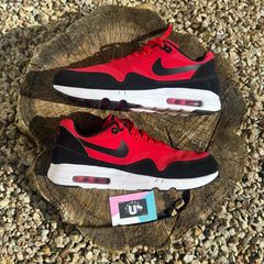 Nike Air Max 1 Ultra Red Mesh Black Suede