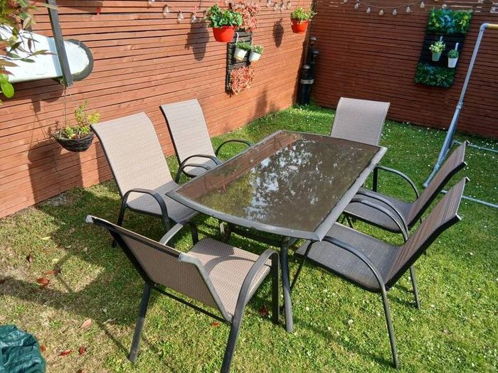 Garden table and chairs