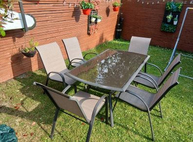 Garden table and chairs