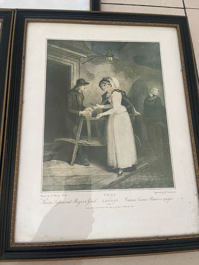 Trio Of Cries Of London Early Prints