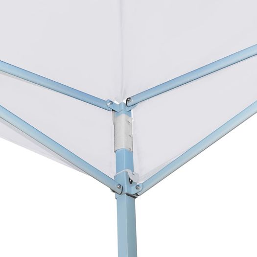 Folding Gazebo with 4 Sidewalls 5x5 m White