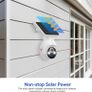 Solar-Powered Outdoor Security Camera, 1080p WiFi, 2-Way Audio, Night Vision, App Control, Weather Resistant, IP65, Cloud Storage, Human Detection, 2.4GHz Only, Pan Tilt Control Image 3