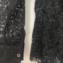 New Nevada Love black jewel lace Blouse M Image 3