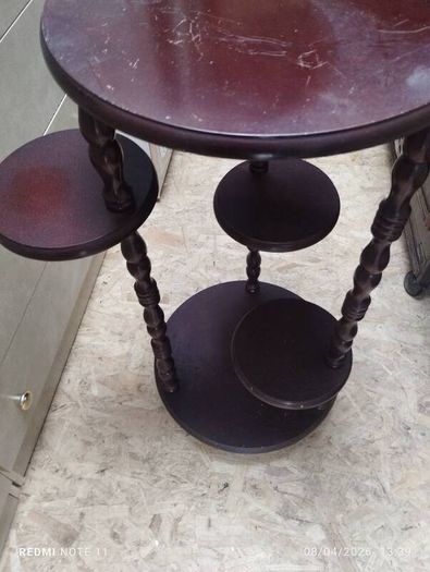 vintage mahogany plant stands