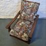 Antique adjustable lounge chair Image 6