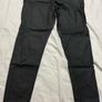 Black Leather Jeggings Image 3