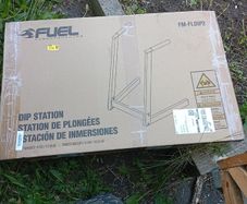 Dip station still in carton