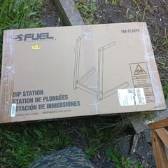 Dip station still in carton
