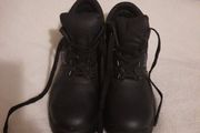 black steel toe workboots