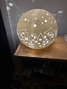 Belleek lamp