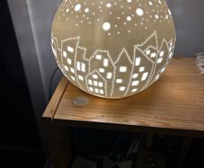 Belleek lamp
