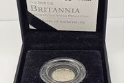 Royal Mint 2010 Silver Proof 1/10th of Ounce Britannia Coin in Original Holder with COA