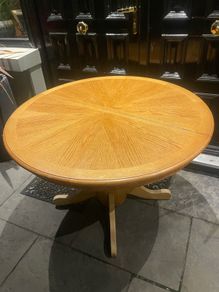 Gorgeous Very Solid Circular Extendable Kitchen Dining Table - Can Deliver