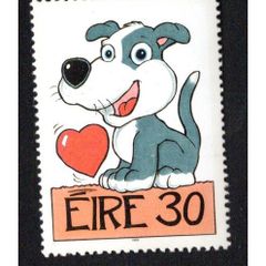 1999 Ireland Love Commemorative Stamp (Dog) Stamp Mint Never Hinged (MNH)