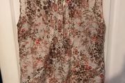 massimo dutti 100% mulberry silk top